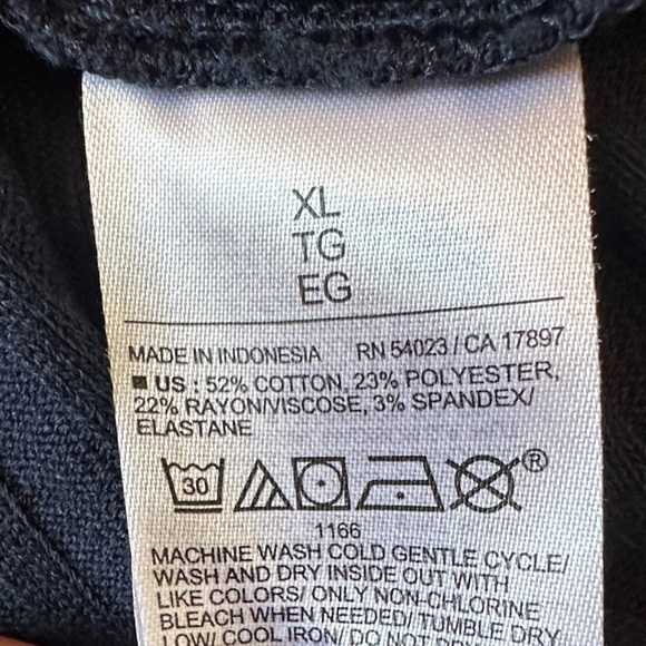 Old Navy women's XL maternity fitted rib-knit navy midi Henley dress cap Sleeves - Picture 7 of 8